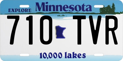 MN license plate 710TVR