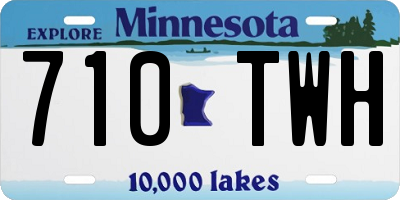 MN license plate 710TWH