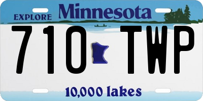 MN license plate 710TWP
