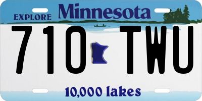 MN license plate 710TWU