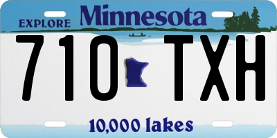 MN license plate 710TXH