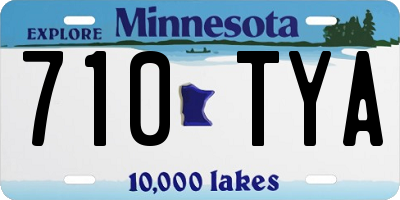 MN license plate 710TYA