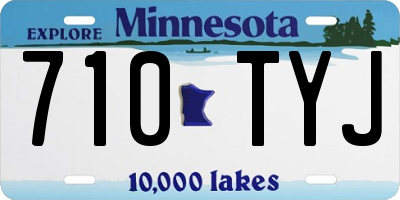 MN license plate 710TYJ