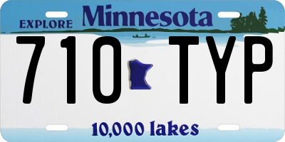 MN license plate 710TYP