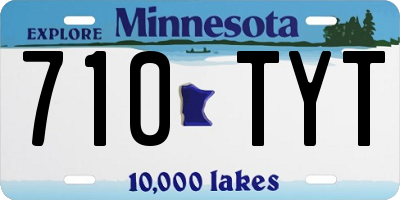 MN license plate 710TYT