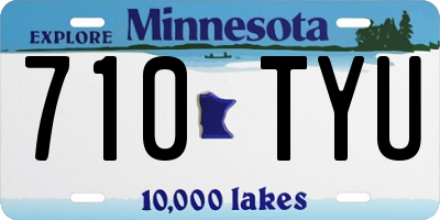 MN license plate 710TYU