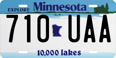 MN license plate 710UAA