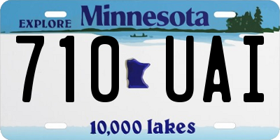 MN license plate 710UAI