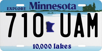 MN license plate 710UAM