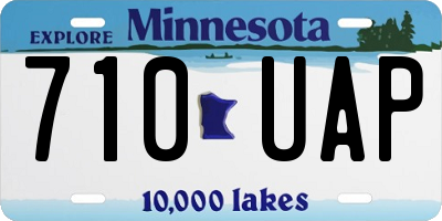 MN license plate 710UAP