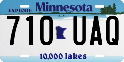 MN license plate 710UAQ