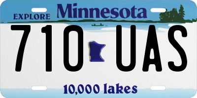MN license plate 710UAS