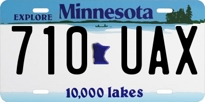 MN license plate 710UAX
