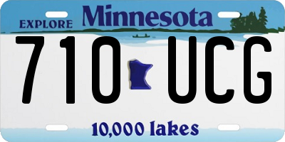 MN license plate 710UCG