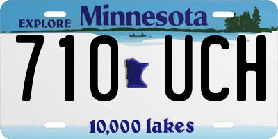 MN license plate 710UCH