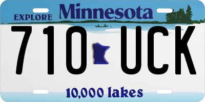 MN license plate 710UCK