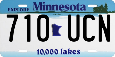 MN license plate 710UCN