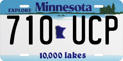 MN license plate 710UCP