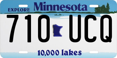 MN license plate 710UCQ