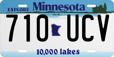 MN license plate 710UCV