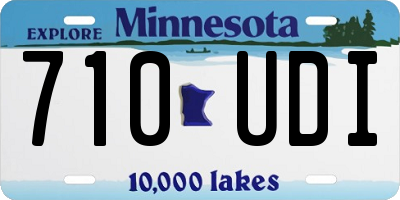 MN license plate 710UDI