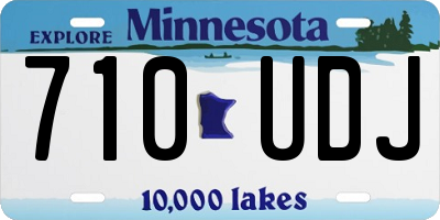 MN license plate 710UDJ