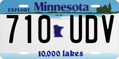MN license plate 710UDV