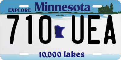 MN license plate 710UEA