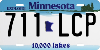 MN license plate 711LCP