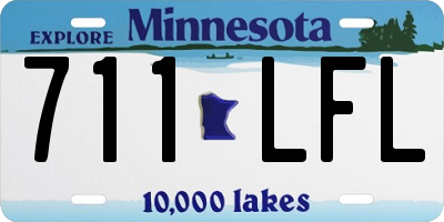 MN license plate 711LFL