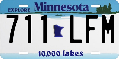 MN license plate 711LFM