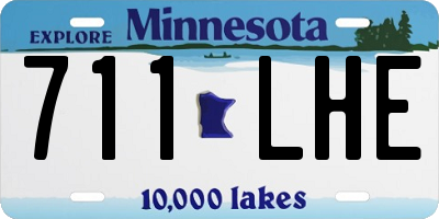 MN license plate 711LHE