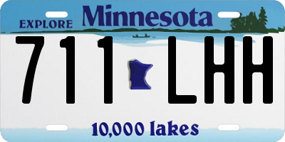 MN license plate 711LHH