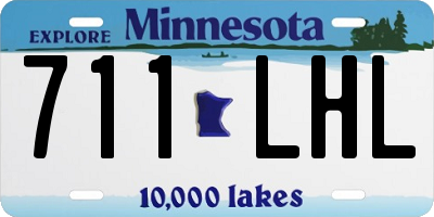 MN license plate 711LHL