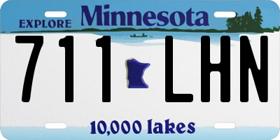 MN license plate 711LHN