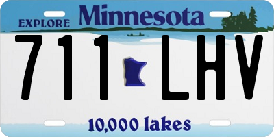 MN license plate 711LHV