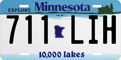 MN license plate 711LIH