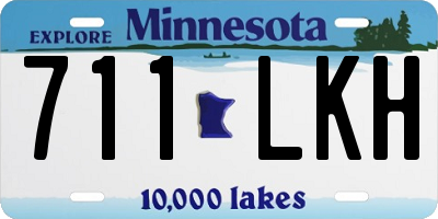 MN license plate 711LKH