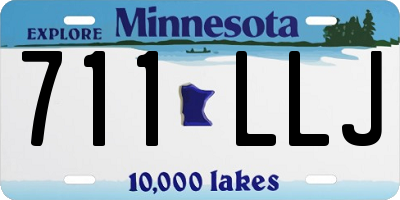 MN license plate 711LLJ