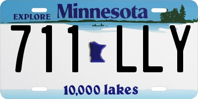 MN license plate 711LLY