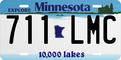 MN license plate 711LMC