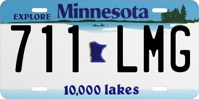 MN license plate 711LMG