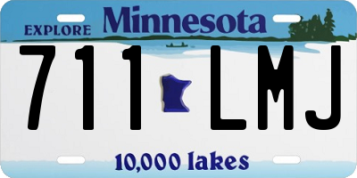 MN license plate 711LMJ