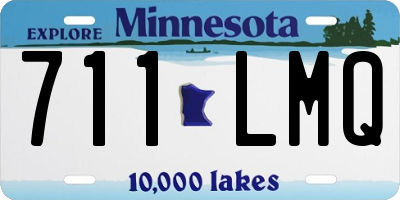 MN license plate 711LMQ