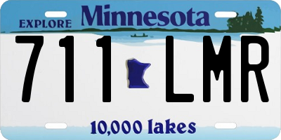 MN license plate 711LMR