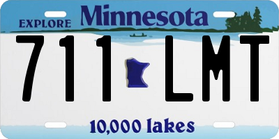 MN license plate 711LMT