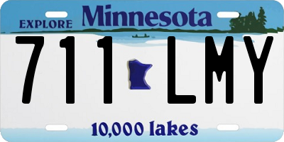 MN license plate 711LMY