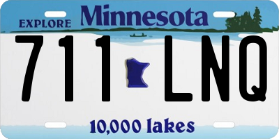 MN license plate 711LNQ