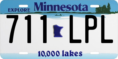 MN license plate 711LPL