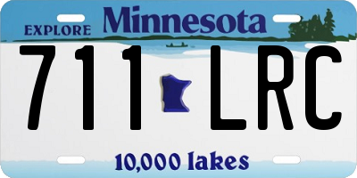 MN license plate 711LRC